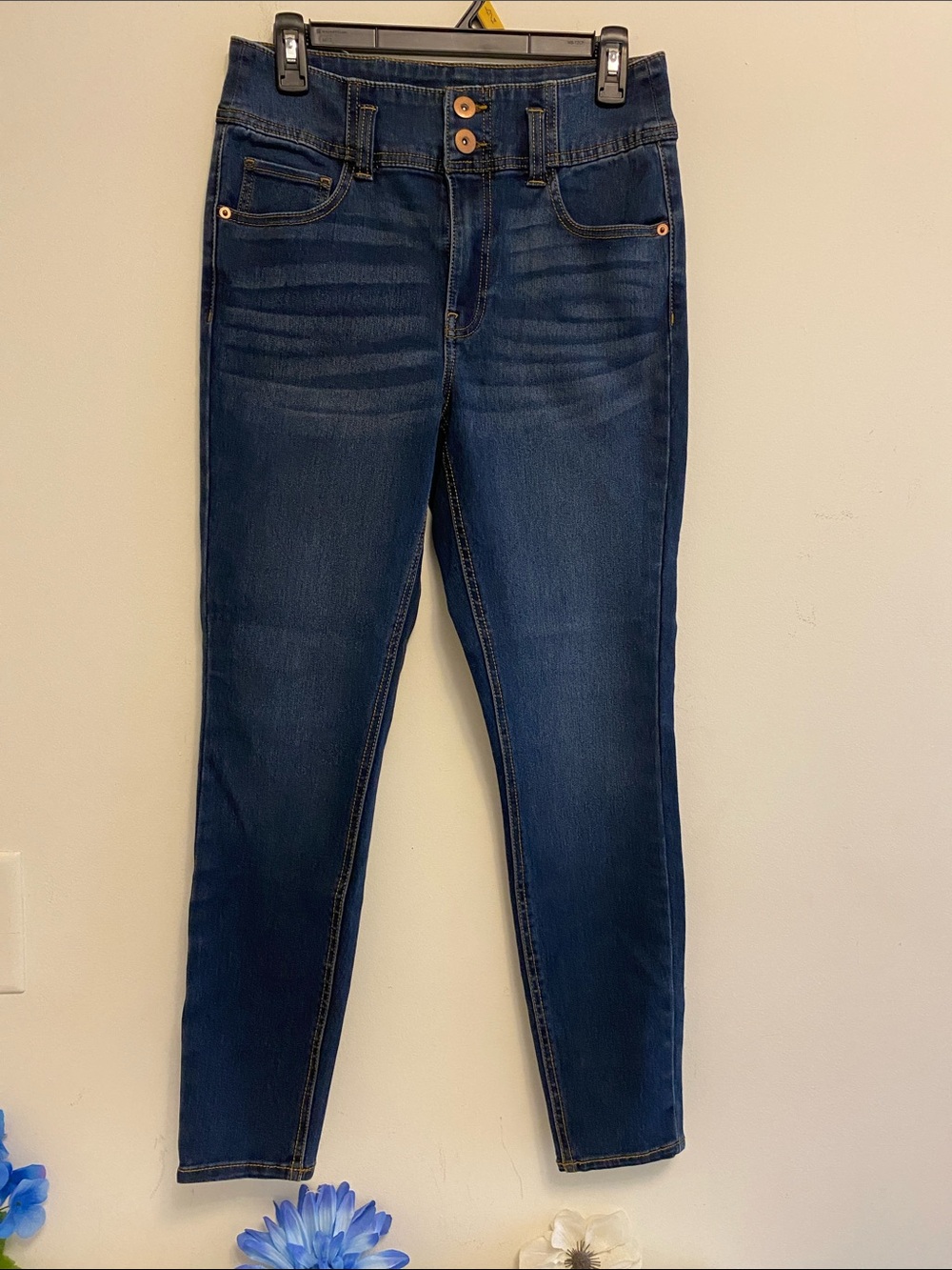 No Boundaries Dark Blue Skinny Jeans Sz 10